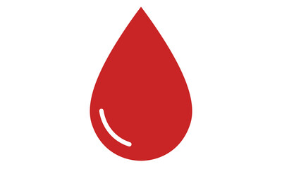 Fototapeta premium Promotional Blood Donor Graphic with Red Blood Drop