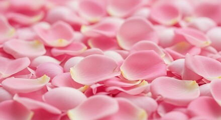 Fototapeta premium Soft focus delicate pink rose petals creating a beautiful romantic texture and background pattern