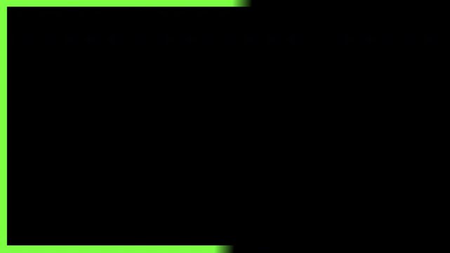 Webcam overlay frame border green streaming gaming 