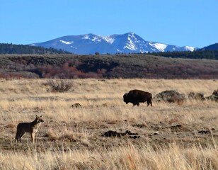 Plains wildlife landscape