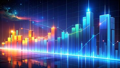 Vibrant Cityscape Representing Growth and Success.