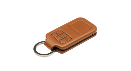 Car key isolated on transparent background