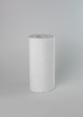 a roll of paper towels