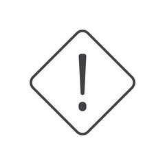 Risk icon stroke liner version on white background