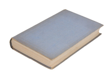 Old book isolated on a white background. Clipping path included.