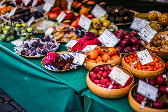 Market, M&uuml;nchen.