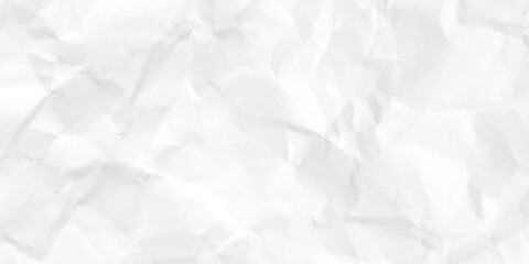 Crumpled, blank white paper sheet with a rough, creased texture and grunge pattern.
