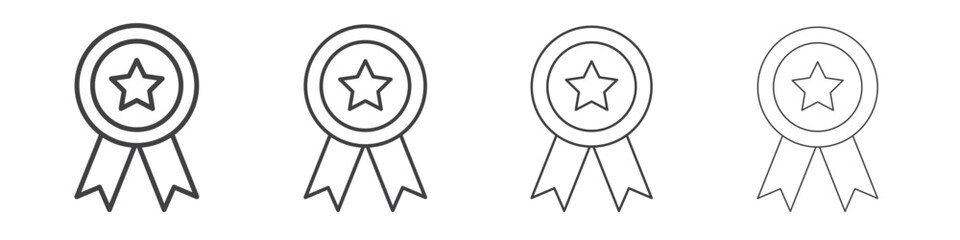 Rosette icons vector graphics for web designs