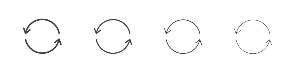 Repeat icons vector graphics for web designs