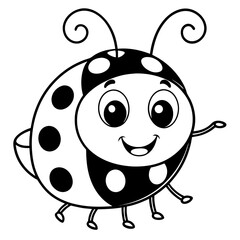 cartoon bug vector illustration