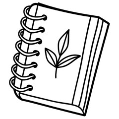 book with leaves