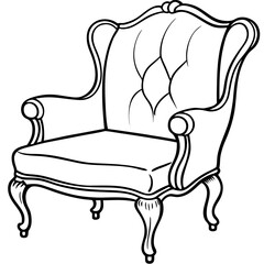 armchair vector illustration