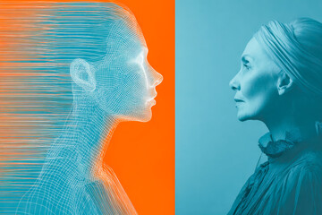 Digital transformation and aging gracefully: exploring human evolution and technology