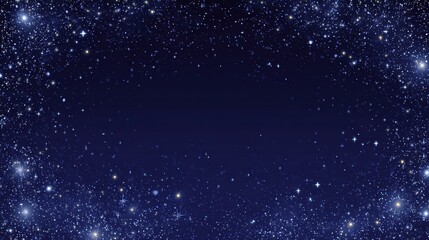 Fototapeta premium Festive Christmas concert frame for announcement with holiday decorations and joy.