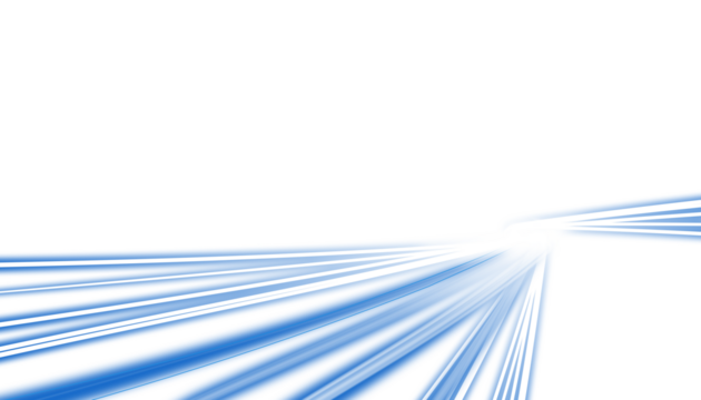A blue light trail effect with a dynamic motion blur. Fast-moving light streaks culminating in a bright splash, beam glow, curve. City highway at night, A sci-fi high-speed particle explosion. PNG