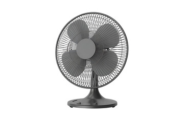 Classic Desk Fan: Cooling Appliance, Metal Blades, Home Device, Air Circulation