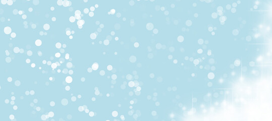 monochrome background with light and falling snowflakes, Christmas background, abstract background, Christmas,