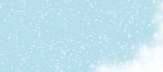 monochrome background with light and falling snowflakes, Christmas background, abstract background, Christmas,