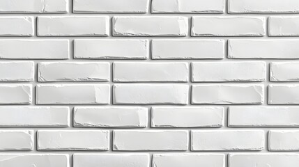 Obraz premium White Painted Brick Wall Texture for Contemporary Interior Design