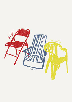 BRASILIDADES: BRAZILIAN CHAIRS ILLUSTRATION