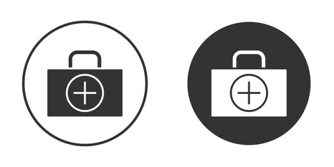 First aid icon silhouette vector illustration collection