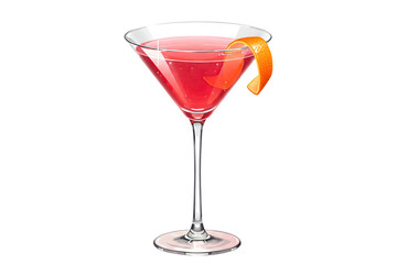 cosmopolitan cocktail illustration