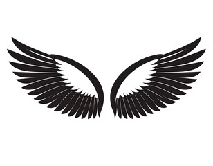 Fototapeta premium Pair of stylized wings
