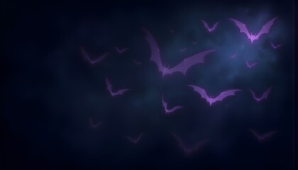 abstract blue background with bats