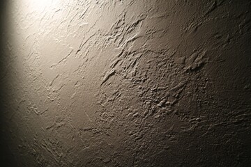 Textured concrete wall close-up with natural light and shadows.