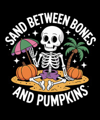 Cute Summerween Ghost Funny Beach Halloween     Lover