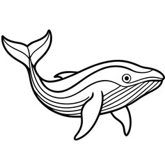 Fototapeta premium Cartoon fish vector illustration of sea animal design