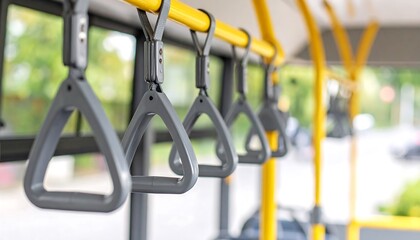 Interior bus handles