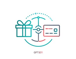 Gift card transaction graphic