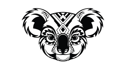 Obraz premium Tribal Koala Illustration