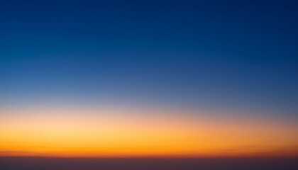 Background Of A Clear Sky At Sunrise With A Gradient Of Warm Colors