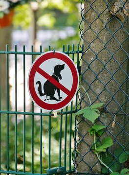 Hund, mach' keinen Schei&szlig;! - Verbots-Schild