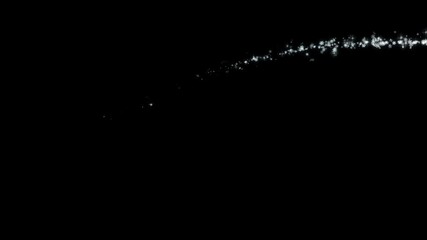 7 Winter Fantasy Snow Trails — Sparkling Snowflake and Crystal Trails with Soft Glow Effects - Stock Overlay Pack - Powered by Adobe