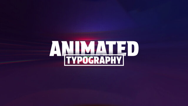 Animated Typography Template