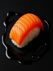 Salmon Sushi Nigiri &ndash; Japanese Culinary Art