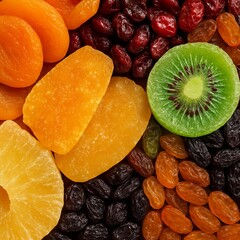 Assorted Dried Fruits &ndash; Colorful Food Photography