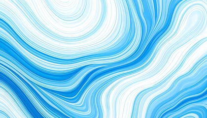 Fototapeta premium Swirling Blue Abstraction