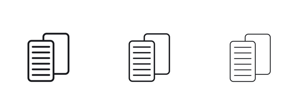 Registration paper icon vector Logo Designs - Stock vectors.