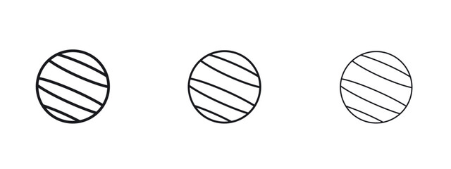 Mercury icon vector Logo Designs - Stock vectors. © Bsbd