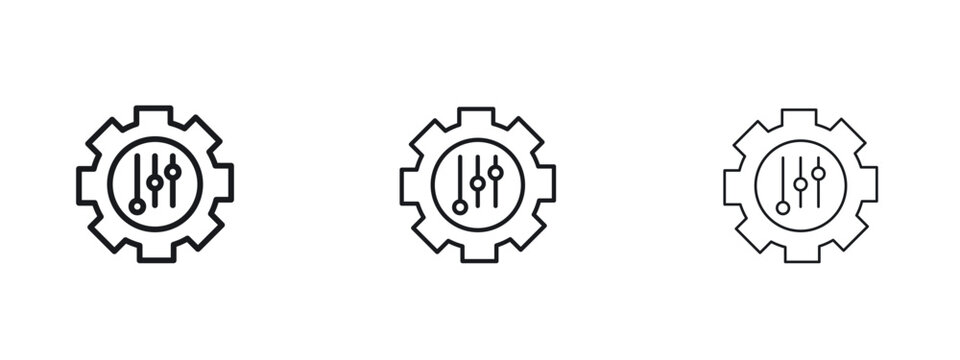 Mass customization icon vector Logo Designs - Stock vectors.
