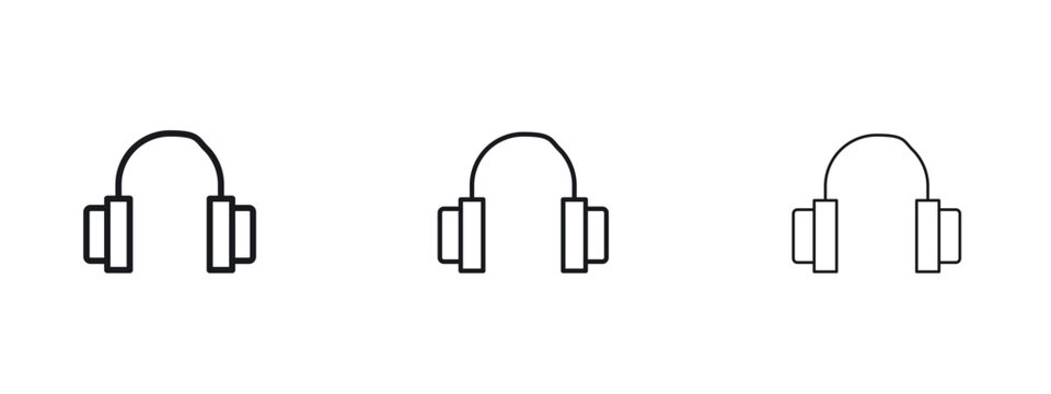 Ear muffs icon vector Logo Designs - Stock vectors.