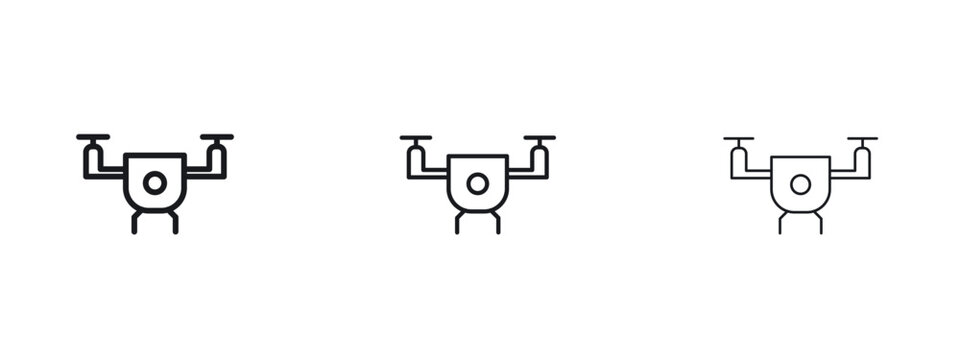 Drone icon vector Logo Designs - Stock vectors.