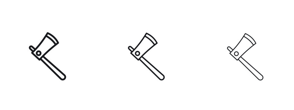 Axe icon vector Logo Designs - Stock vectors.