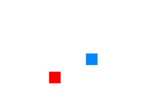 Simple calendar icon with red and blue highlighted dates for planning and scheduling transparent background