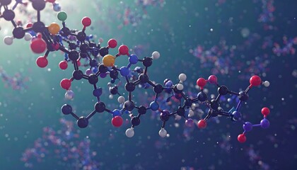 Molecular structure of complex protein