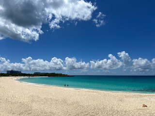 Couple Wading On Beach